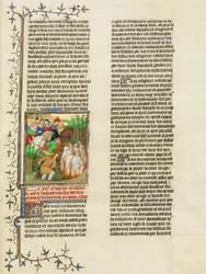 フィリップ・ザ・フェアと彼の廷臣の存在下で焼かれたテンプル騎士団